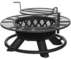 King Ranch Fire Pit With Grilling Grate Srfp96 By Big Horn Outdoors Llc For 199 99 In Grills Smokers Fire Pit Backyard Fire Pit Grill Fire Pit Landscaping