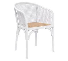 Rattan chairs add warmth, texture and character to your home. Barrel Back Cane Dining Armchair Pottery Barn