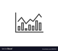 Financial Chart Line Icon Finance Graph