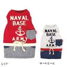 犬服ブランド pet queen ペットクイーン イカリタンクワンピ 犬の服サイズ 5号 服 子供服 犬の服