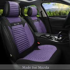 Linen Flax Leather Seat Cover For Mazda2 Mazda 3 5 Mazda 6 8 Atenza Cx7 Cx5 4 Axela 5 Seat Cushion Seat Pro Leather Seat Covers Seat Covers Cheap Seat Covers