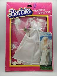Wedding Dress Barbie 1983 Boxed Clothes Superstar Wedding Of Vintage Barbie Barbie Diy Barbie Clothes