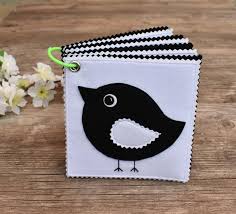 Black And White Baby Books Pdf Felt Cards Black And White For Newborn Pdf Pattern High Etsy In 2020 Soft Book Newborn Toys Baby Toys Diy