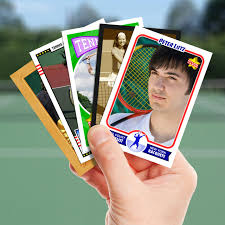 Turn your photos into trading cards! Make Your Own Tennis Card