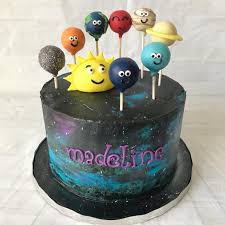 Birthday Bjs Themed Cake Options Galaxy Cake With Planet Cake Pop Toppers Hidden Gem Cakes In Phoenix Arizona Planet Cake Galaxy Cake Gem Cake