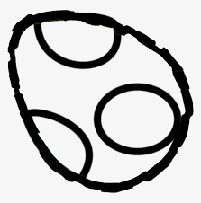 Yoshi is a fictional dinosaur from the video game 1 history 1.1 paper mario 1.2 paper mario: Yoshi Egg Colouring Pages Yoshi Egg Black And White 1024x893 Png Download Pngkit