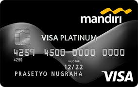 Pengajuan aplikasi online kartu kredit mandiri. Kartu Kredit Mandiri Visa Platinum Jaringan Visa Pilihkartu Com