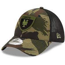 Men S New Era Camo Black New York Mets Camo Crest 39thirty Flex Hat Hats New Era New York Mets