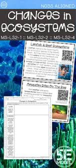 6th Grade Biotic And Abiotic Factors Worksheet Biotic And Abiotic Factors 5e Activity Bundle Ngss Ms Ls2 4 Earth Science Activities Earth Space Science Teaching Science