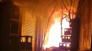 Bengaluru Nagarathpete Fire Image