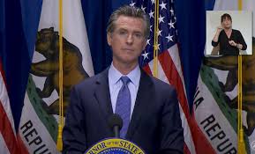 California governor gavin newsom speaks during a visit by first lady jill biden at the forty acres, the first headquarters of the united farm workers labor union, in delano, calif., march 31, 2021. Governor Newsom Announces 267 Billion May Revise Budget State Of Reform State Of Reform