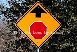 Stock Photo Stop Sign Ahead 31 Life Skills Lessons Stop Sign Signs