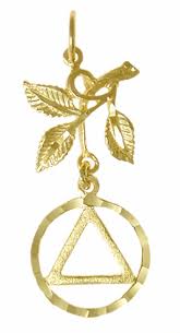 $6.2 alcoholics anonymous aa key chain 2 year 24 hour camel sobriety token keychain f. Sterling Silver Aa Alcoholics Anonymous Vintage Symbol Pendant 829 3 Lrg Size Precious Metal Without Stones Jewelry Watches