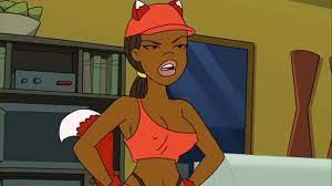 2d 3boys 3girls 8:7 alternate version available animated areola  areolae breasts candy canonical scene completely naked female dark-skinned  female dark skin dialogue drawn together embarrassed nude female enf female