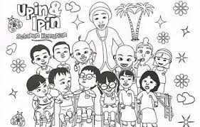 Cara mewarnai upin ipin download gambar mewarnai gratis. Upin Ipin Family Coloring Page Practical Scrappers Family Coloring Pages Cartoon Coloring Pages Avengers Coloring Pages