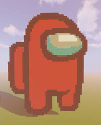 Reddit Crawler Minecraft Figuras pixel art, inspiradas en el juego among us. reddit crawler minecraft