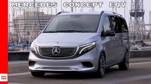 Mercedes Concept Eqv Electric Future V Class Mpv Youtube