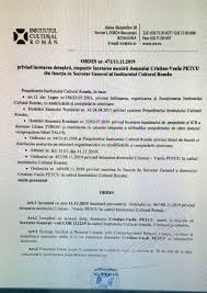 Ocupaia avut n vedere n stabilirea ariei ocupaionale este: Cristian Petcu Care È™i A Plagiat Teza De Doctorat A Fost Destituit Din Conducerea Icr Ziarul Profit