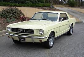 Image result for Springtime Yellow 1966 Mustang