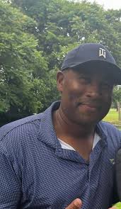 Winners of the Aberfeldy Open , overall winner in the middle Alex Bone with  a 64 net