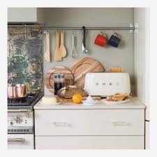 Smeg Grille Pain 2 Tranches Tsf01creu Creme Habitat