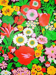 Find & download free graphic resources for floral pattern. Swedish Vintage Fabric With A Retro Mod Floral Pattern Great Condition Retro Fabric Patterns Pattern Vintage Fabric