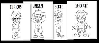Emotions and feelings coloring pages. Captivating Feelings Coloring Pages Printable Free Feelings Coloring Pages Full Size Png Download Seekpng