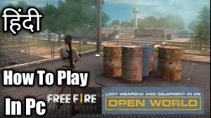 Experience all the same thrilling action now on a bigger screen with better resolutions and right keyboard controls. How To Play Free Fire Battlegrounds In Pc Hindi Play Android Games In Pc Hindi Youtube