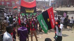 The command spokesperson, however, insisted that no ipob flag was hoisted in ado or any part of the state. Ipob Hoist Biafra Flag At Onistha As Sit At Home Records Total Compliance In Anambra Blueprint Newspapers Limited