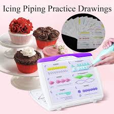 Having few cake tools at your disposal helps. Cake Practice Template Board Piping Icing Drawing Diy Paste Teaching Paper Decorating Fondant Decor Baking Gift Supplies 52133 Best Promo 37ceb1 Cicig