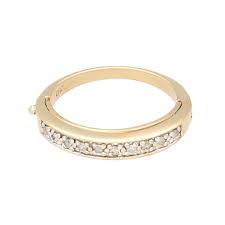 Half carats are 50 points of glorious diamond.they look great in a solitaire mounting, but it looks grander if set in a pave mounting, or a halo mounting, where it makes the diamond look even bigger and better (although it does increase the price). 9ct Yellow Gold 0 10ct Diamond I Love You Eternity Ring Size K 1 2 2mm Wide Jollys Jewellers