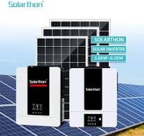 Inverter Hibrida Off Grid Solarthon Fase Tunggal 7.2kw 8.2kw 10.2kw  Inverter Surya Gelombang Sine Murni Harga