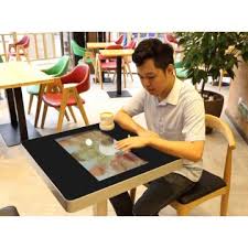 The size of your coffee table will depend on the size of your sofa and the space you are adding it to. Ekaa 21 5inch Touch Screen Coffee Restaurant Table Built In Android Tablet Support Wifi Lan Global Sources