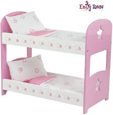 Hawthorne furniture sam mateo twin over full bunk bed in tuscan. 18 Inch Doll Furniture Wild Country Fine Arts