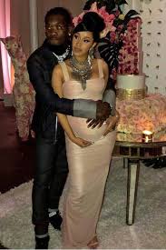 Cardi B S Skintight Baby Shower Dress Is Exactly Why They Call Her Cardi Bardi Banging Body Baby Shower Dresses Cardi B Celebrities