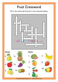 Maybe you would like to learn more about one of these? Fruit Crossword