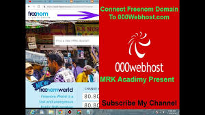 How To Connect Freenom Domain To 000webhost Com With Create Free Hosti Free Website Hosting Website Hosting Free Hosting Sites