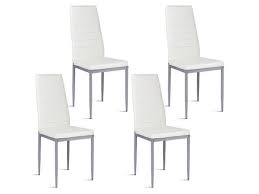 Set of 2 armless pu leather dining chairs with wooden legs $119.95 $149.99. Costway Set Of 4 Pu Leather Dining Side Chairs Elegant Design Home Furniture White Stacksocial