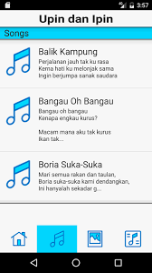 Maybe you would like to learn more about one of these? Lagu Upin Ipin Lengkap Lirik For Android Apk Download