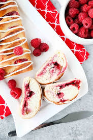 Swedish braided cardamom bread is a traditional holiday loaf that's a delicious enriched dough that's topped with pearl sugar. Raspberry Breakfast Braid Dessert Now Dinner Later