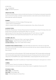 Time will show that even an awesome resume will need once in a while a bit of edit, some additional content or to keep it fresh for new opportunities. Designer Fresher Resume Template Templates At Allbusinesstemplates Com