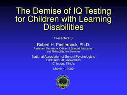 A learning disability (ld) is a neurological disorder causes difficulty in organizing information received, remembering review with the student how to proofread assignments and tests. Ppt The Demise Of Iq Testing For Children With Learning Disabilities Powerpoint Presentation Id 4499343