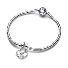 Pandora Vriendschap Splittable Hart Hangbedel 792743C01
