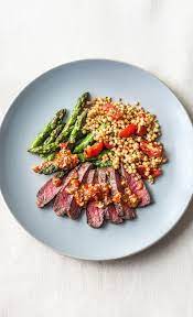 Smoky Romesco New York Strip Steak Recipe Hellofresh Recipe Hello Fresh Recipes Meat Dinners Couscous Recipes