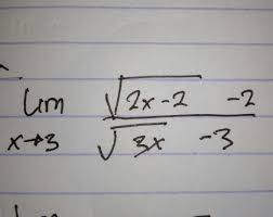 Check spelling or type a new query. Limit Mendekati 3 Akar 2x 2 2 Per Akar 3x 3 Brainly Co Id