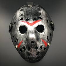 Witte randen zijn optioneel, waardoor de poster een beetje groter. Nieuwe Jason Voorhees Vrijdag De 13e Horror Film Hockey Masker Enge Halloween Masker Masker Party Eng Masker Mask Mask Mask The Maskmask Party Aliexpress