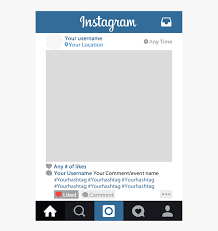 Blank instagram post template png. View 11 Blank Printable Instagram Post Template Kivenayal