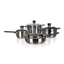 For the vast majority of kitchen sinks they will be fitted with one of two types of waste outlets. Banquet Ambiente Set Of Stainless Steel Cookware 7 Pcs Cookware Set Alzashop Com
