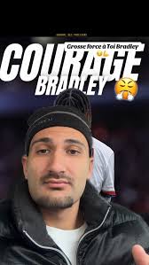 J’apporte tous mon soutien à Bradley 😔💪#football #barcola #psg #soutien