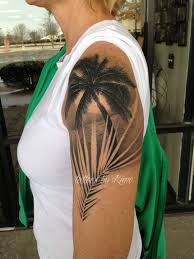 Palm Tree Tattoo By Kimo Palm Tattoos Tree Sleeve Tattoo Sleeve Tattoos